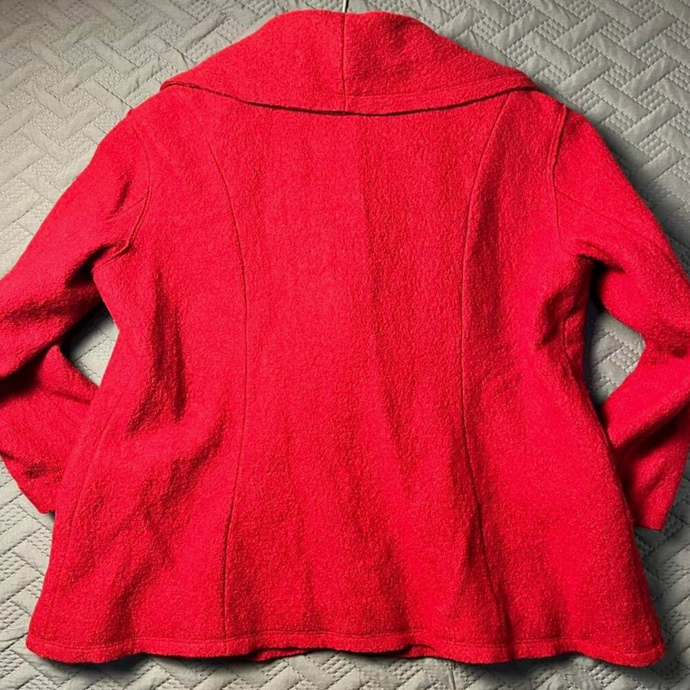 Pendleton Boiled Wool Jacket Red Double Breast Co… - image 5